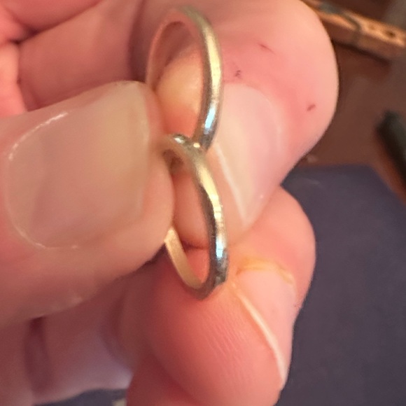2 Gold Baby Rings R 16 - Picture 2 of 4